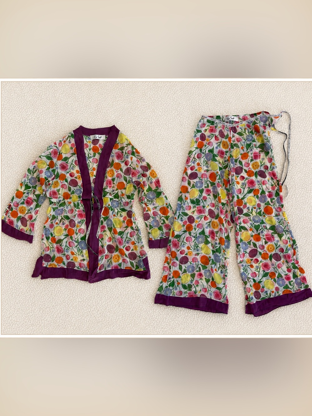 Vintage Ken Scott Printed Set / Resort Lounge Set